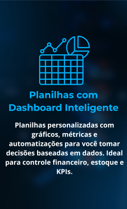 Sites Planilhas com Dashboard Inteligente